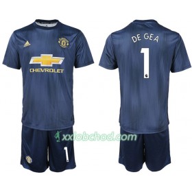Fotbalové dresy Manchester United DE GEA 1 Dětské Alternativní Dres 2018/19 Krátký Rukáv
